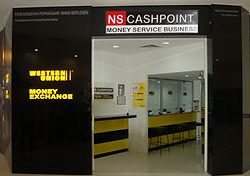 ns cashpoint xpress money western union the mines